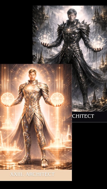 Architect Archetype Light and Shadow Tarot Deck Subconscious Tarot