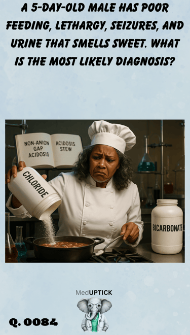 an African American chef mixing ingredients contributing to non-anion gap acidosis