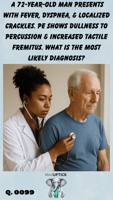 a female African American physician auscultating the chest/lungs of an elderly Caucasian male