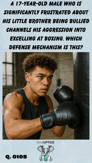a light-skinned African American male of mixed descent practicing boxing with a large bag