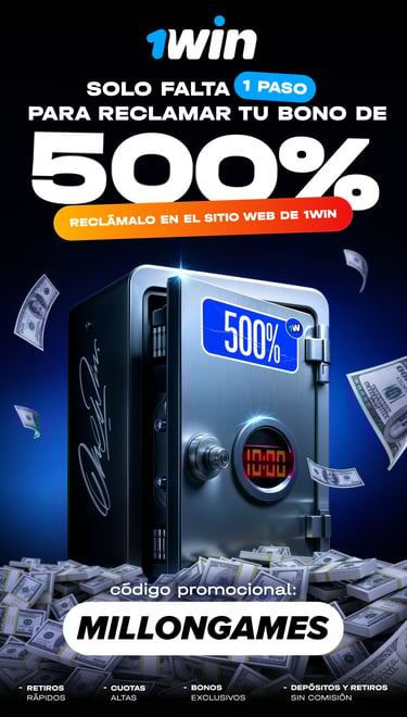 1win codigo promocional millongames