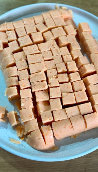 tofu de lentille corail