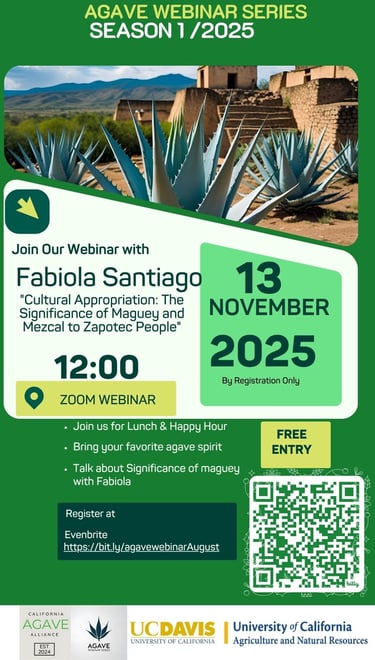 November Agave Webinar Series featuring Fabiola Santiago