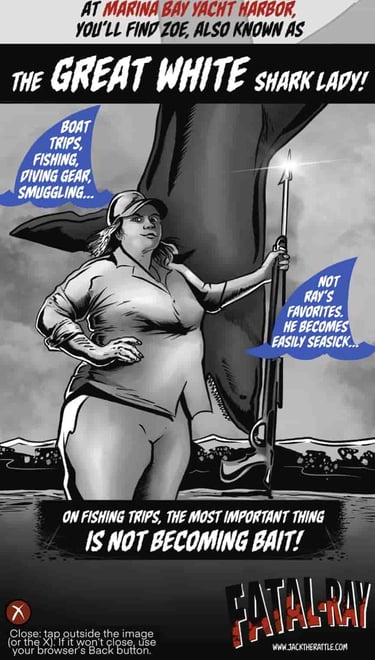 Zoe the Great White Shark Lady from Fatal-Ray