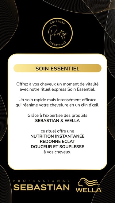 SOIN ESSENTIEL AVEC SEBASTIAN WELLA