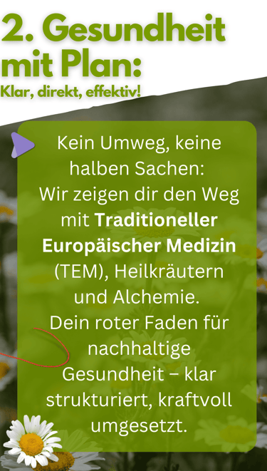 Gesundheit mit Plan und Sanapendium