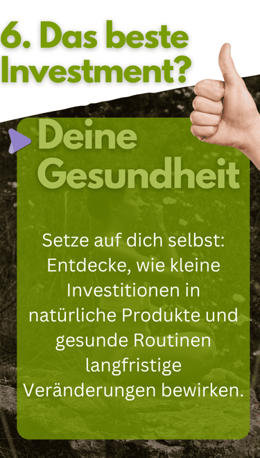 Das beste Investment für deine Gesundheit von Sanapendium