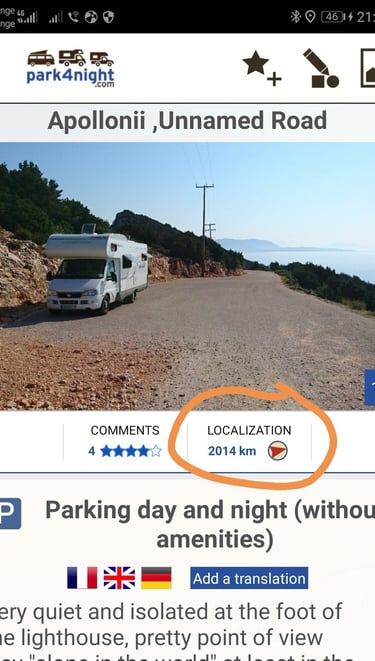Park4night - Find a campsite for campervan and motorhomes