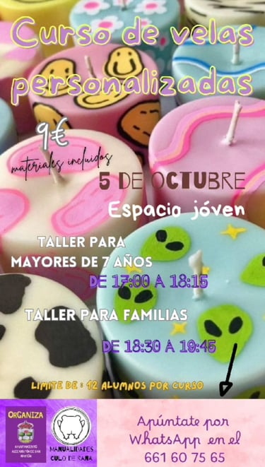 taller de manualidades para niños y familias