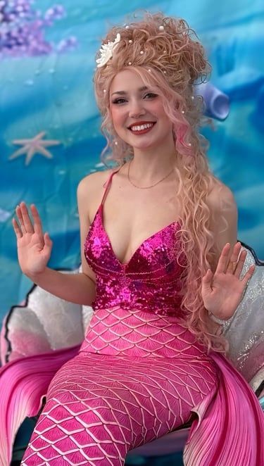 Pink mermaid