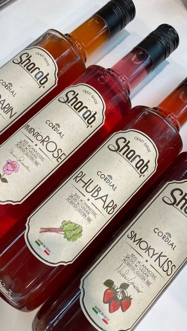 Sciroppi acidificati Sharab per mixology e miscelazione Terra Wild Spirits