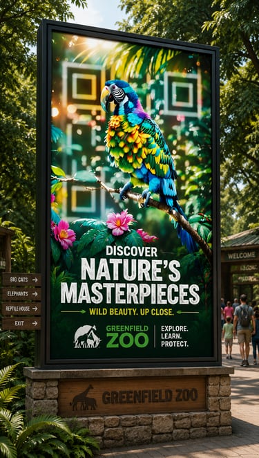 Billboard QR code