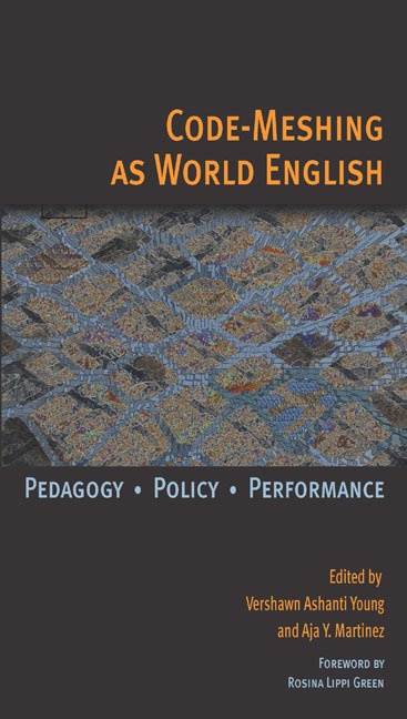 a book cover of code - meshing as world english