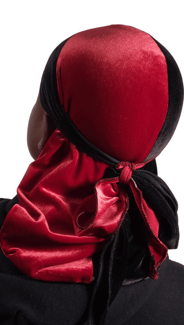 Black and burgandy and red Crown Tajis Crown Taji