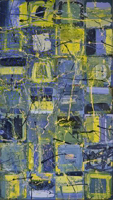 Modern Art Oil Painting by Henk Tieten Contradictions nr 3