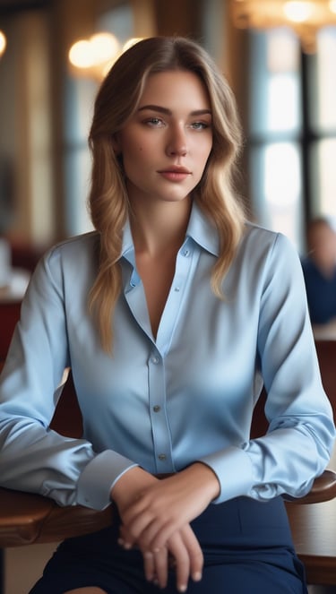 A showcase of exclusive women's shirts with unique designs.