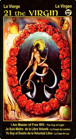 21 VIRGINY Tarot Card I Am One Tarot Deck