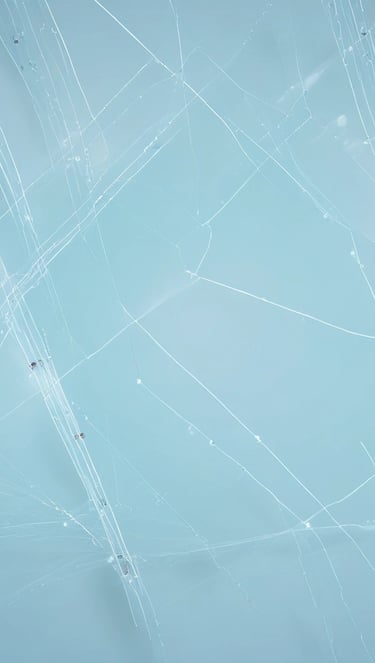 Fondo liso azul claro - guardas asimetricas