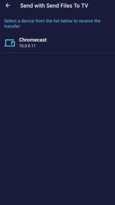 chromecast in sideload app