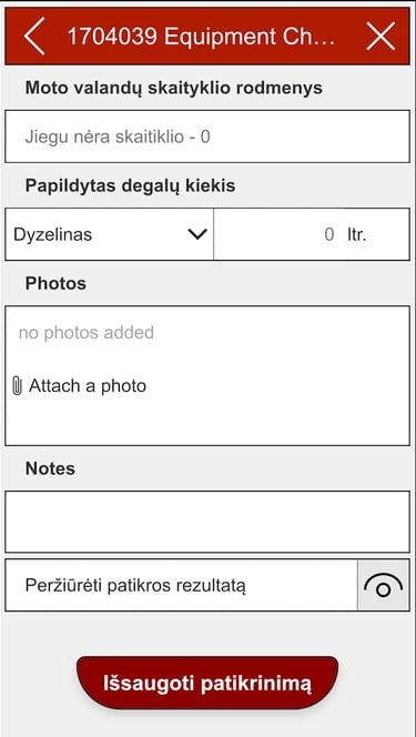 Skaitmeninė įrangos patikra, sąnaudos ar motovalandos patikrų aktas, Išmaniosios įrangos patikros