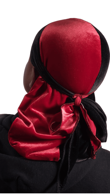Black and burgandy and red Crown Tajis Crown Taji