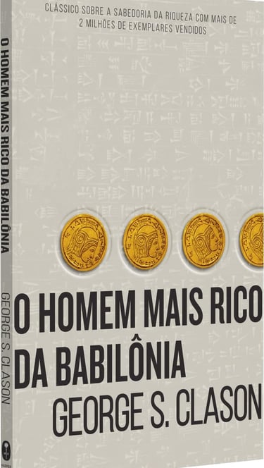 Capa do livro O Homem Mais Rico da Babilônia, de George S. Clason.
