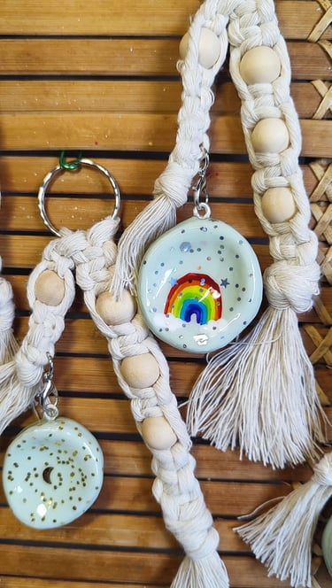 Porte-clés bien-être worry stone porte-clés personnalisés