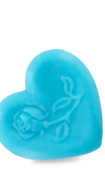 Petit coeur bleue fleur marine