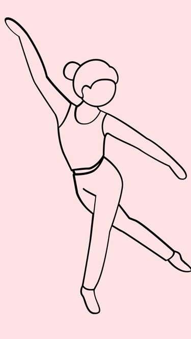 ícone de uma mulher dançando