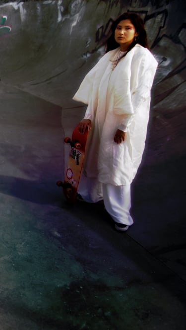 Look vidéo et photo personnalisé Glow dégradé 4 couleurs.