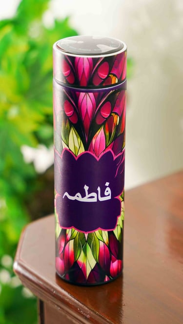 Custom UV printing on temperature control bottle