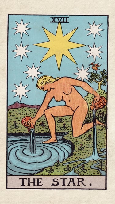 The Star: Represents hope, faith, and inspiration.