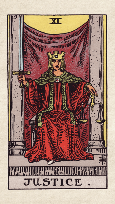 Justice: Represents fairness, truth, and taking responsibility.