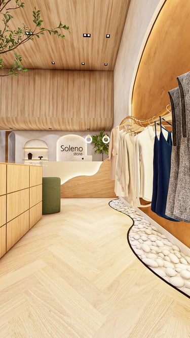 projeto comercial acolhedor e moderno