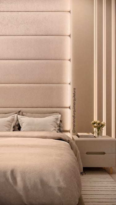 quarto aconchegante, projeto de interiores