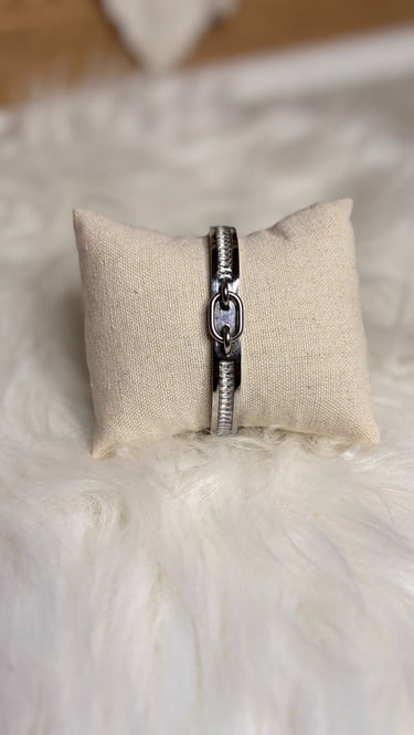 bracelet en argenter acier inoxydable pas cher