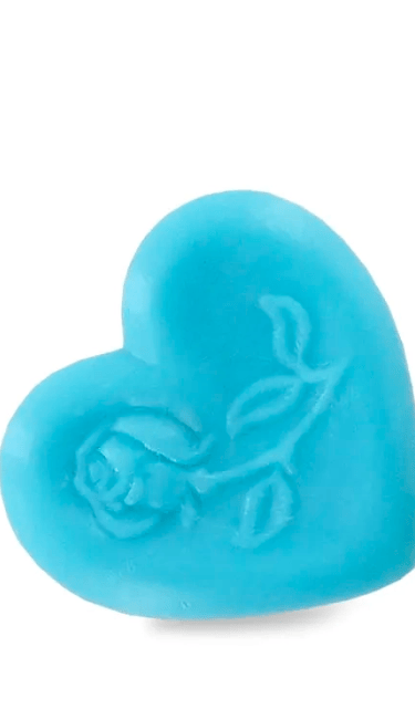 Petit coeur bleue fleur marine