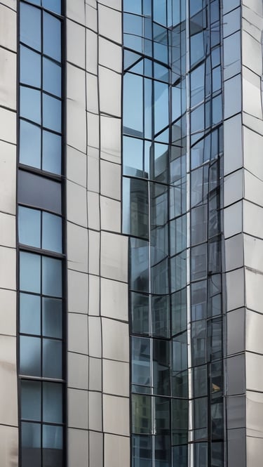 low-angle photography of blue glass walled building during daytime