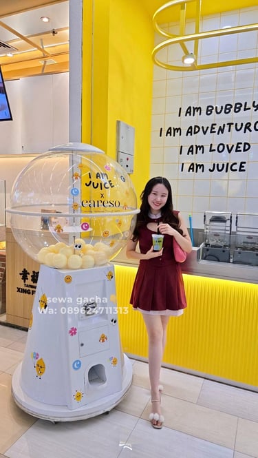 sewa mesin gacha jumbo gachapon di mall kota kasablanka