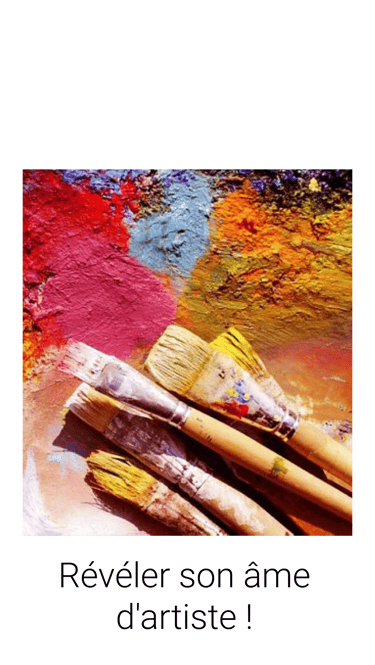 a painting of paintbrushs and brushes on a white background