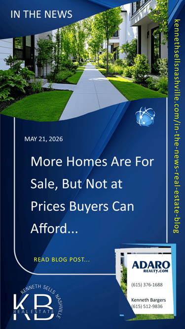 Housing Market Conditions Update Announcement as of May 21, 2026