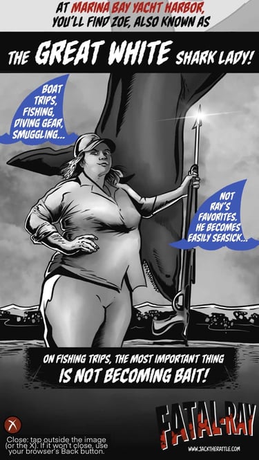 Zoe the Great White Shark Lady from Fatal-Ray