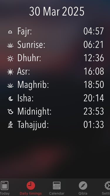 Salah time app