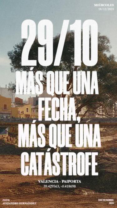 Poster de documental DANA Valencia 2024