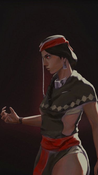 In game 2D art and animation for Wekufu, a 2D platformer from Stickerb Games