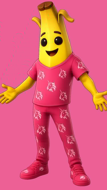 a banana banana peely character from the simpsons series