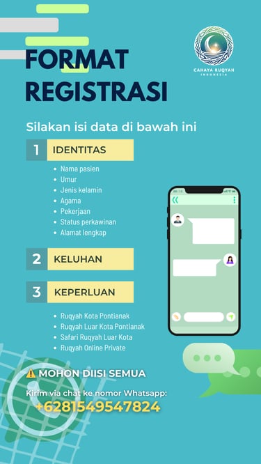 Format registrasi ruqyah dr. Indra Permana