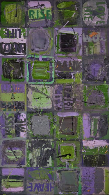 Modern Art Oil Painting by Henk Tieten Contradictions nr 1