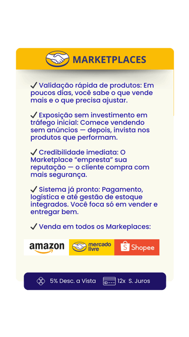 markeplaces mercadolivre shoppe tiktok temu