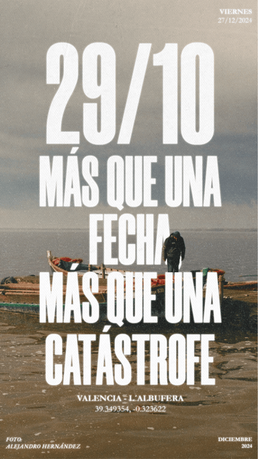 Cartel de documental DANA Albufera